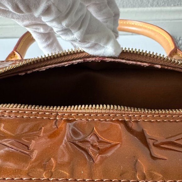 Louis Vuitton Bronze Monogram Vernis Tompkins Square Bag - EXCELLENT CONDITION - Picture 16 of 16